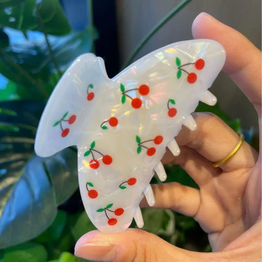 Cherry Season Claw Clip