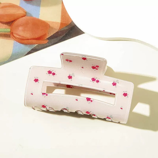 : Vintage Carnation Claw Clip