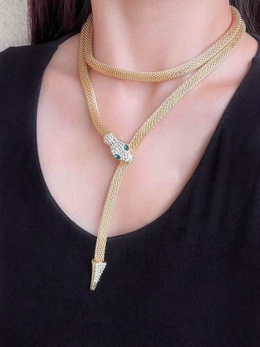 Statement Slither Bendable Multipurpose Necklace Jewellery