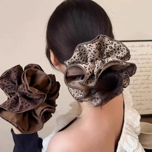 Purr-fect Ruffle Scrunchie