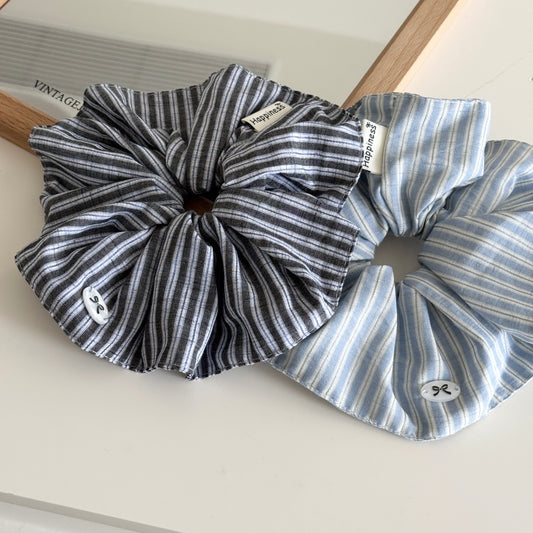 Stripe n Snuggle Scrunchie