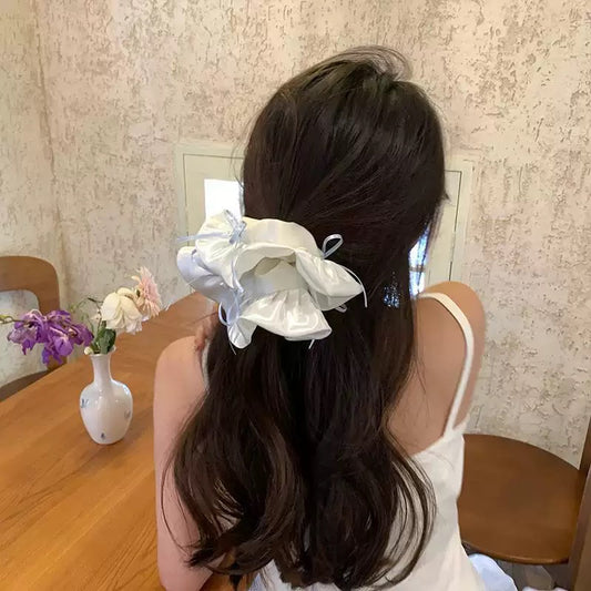 Cinderella Coded Satin Bow Scrunchie (xxl)