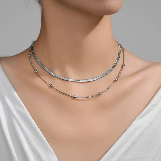 Natalia Herringbone Necklace