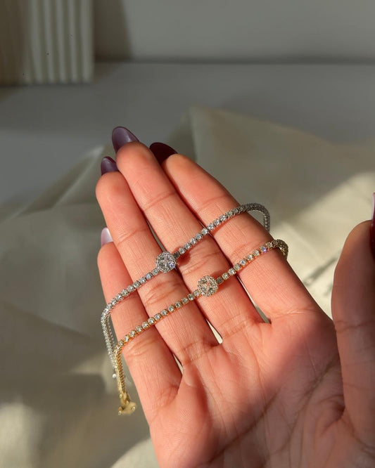 Sparkles on Her Bracelet