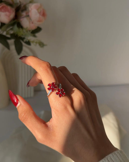 Blooming Love Flower Ring