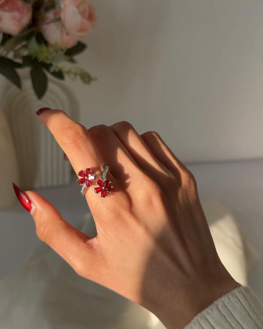 Blooming Love Flower Ring