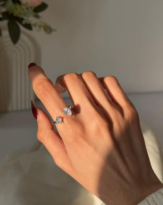 Kylie coded Rhinestone Ring