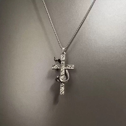 Holy Sin! Cross Necklace