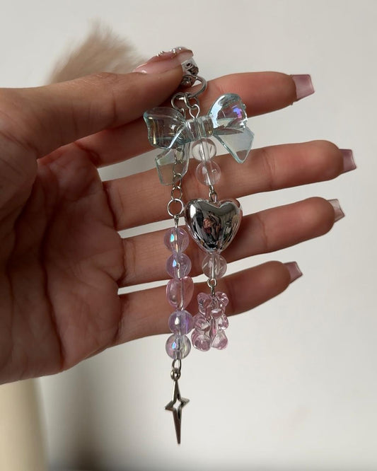 Baby-Girl Bow Bag Charm