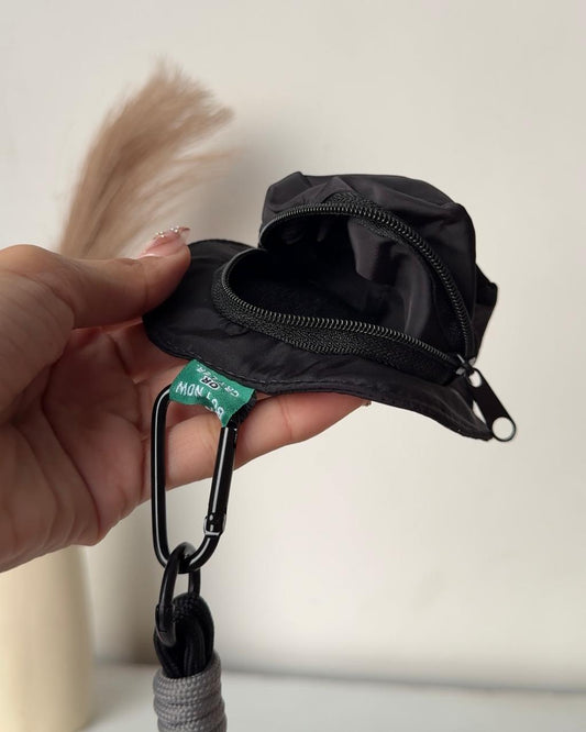 Lil Black Hat Bag Charm