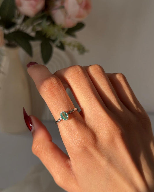 Blue Green Fae Ring