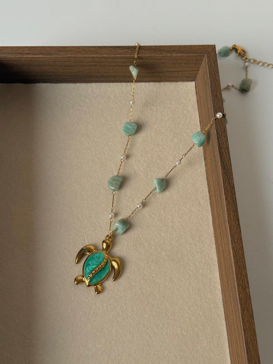 Backwaters Sea Turtle Necklace