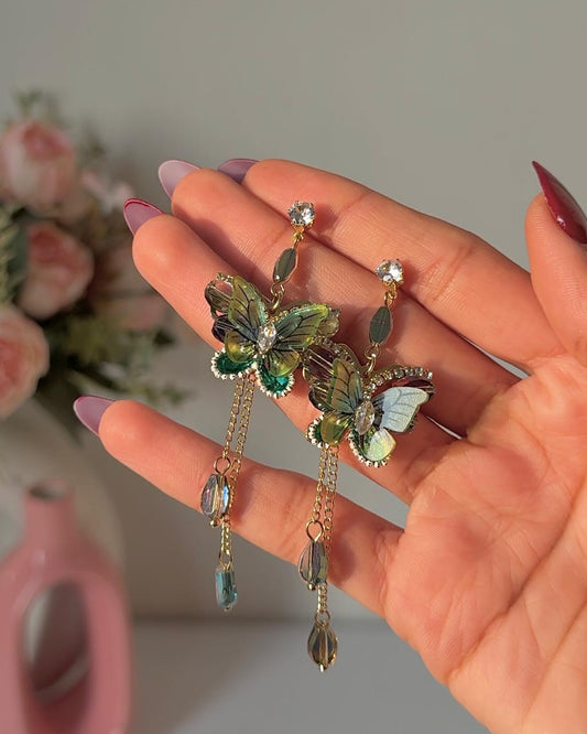 Sap-Spell Butterfly Dreamy Earrings
