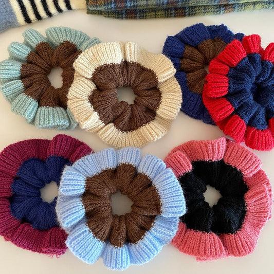 Sleep-over Knitted Scrunchie