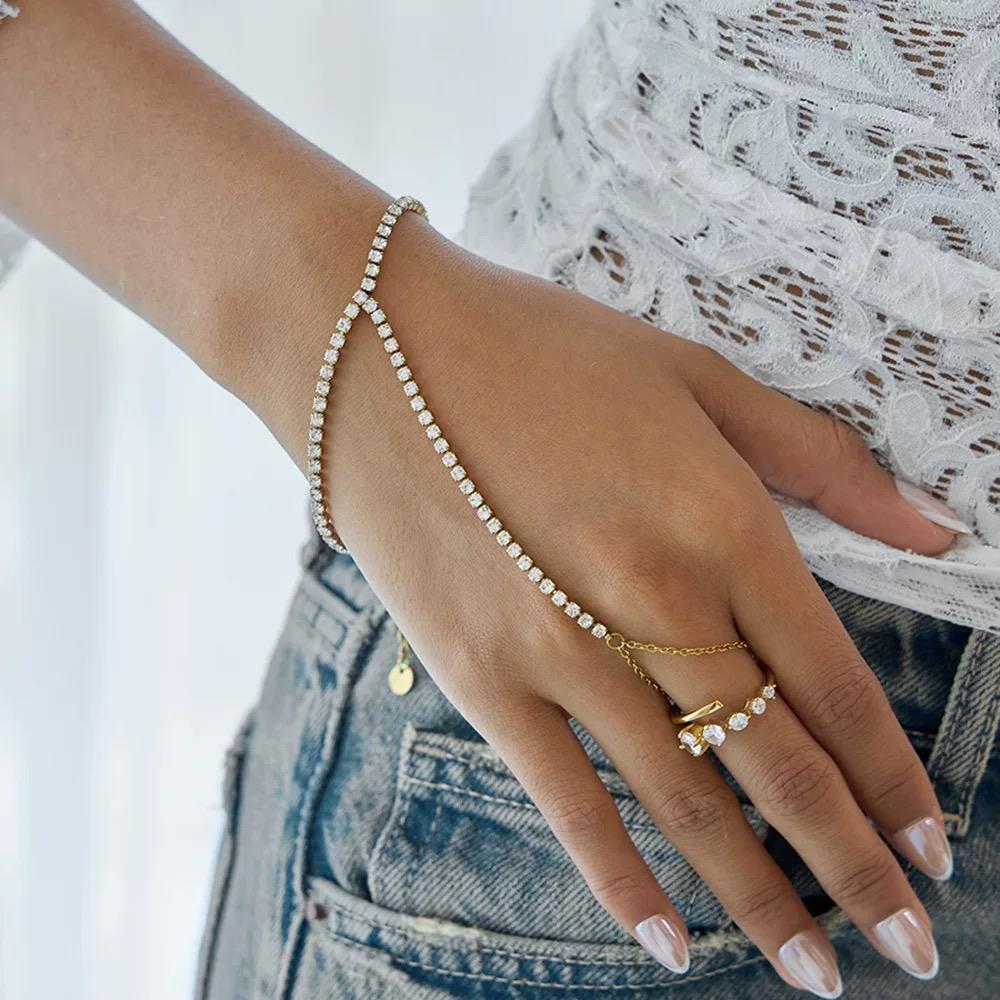 Rhinestone Moment! Hand Chain – Jewelsmars