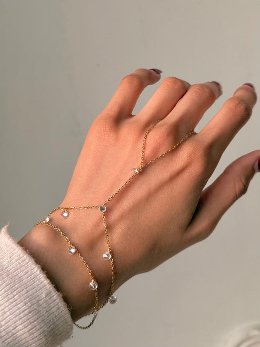 Glossed Hand Girly Hand chain