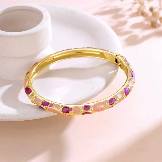 Rapunzel’s Palette Enamel Bangle