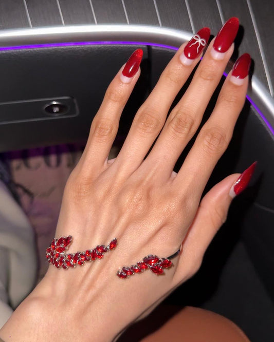Sultry Red Hand Jewellery