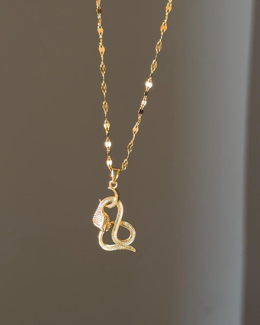 Slythering-Away Necklace