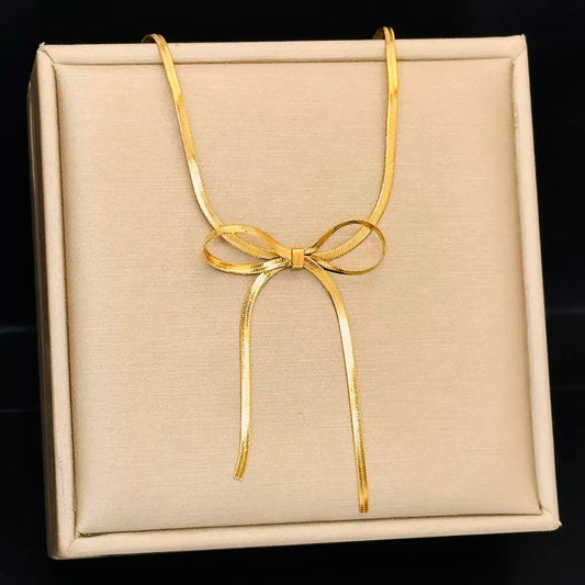 Bow Baby Necklace