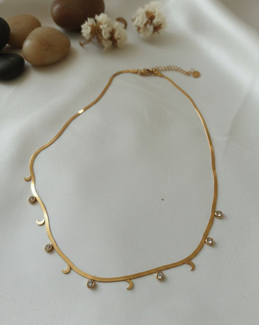 Golden Galaxy Necklace