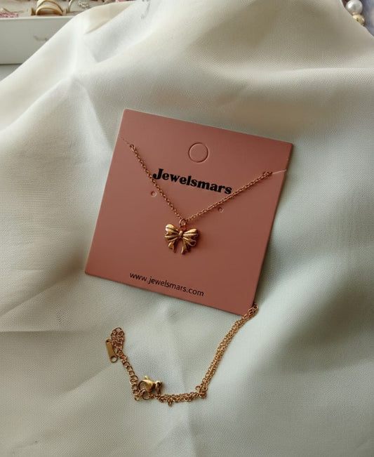 Forever Bow Girly! Necklace