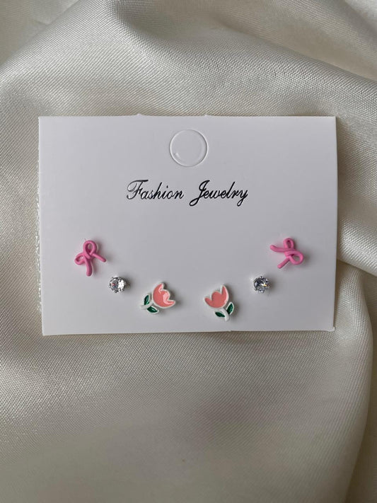 Pink Girl Era Earrings Combo