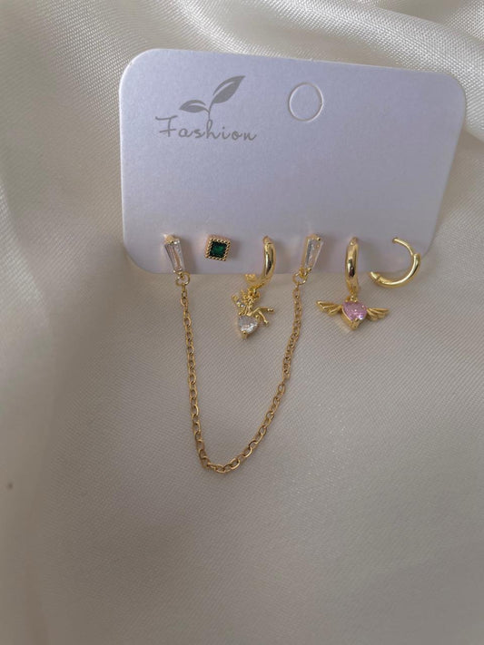 Angelcore Trendy Earrings Combo