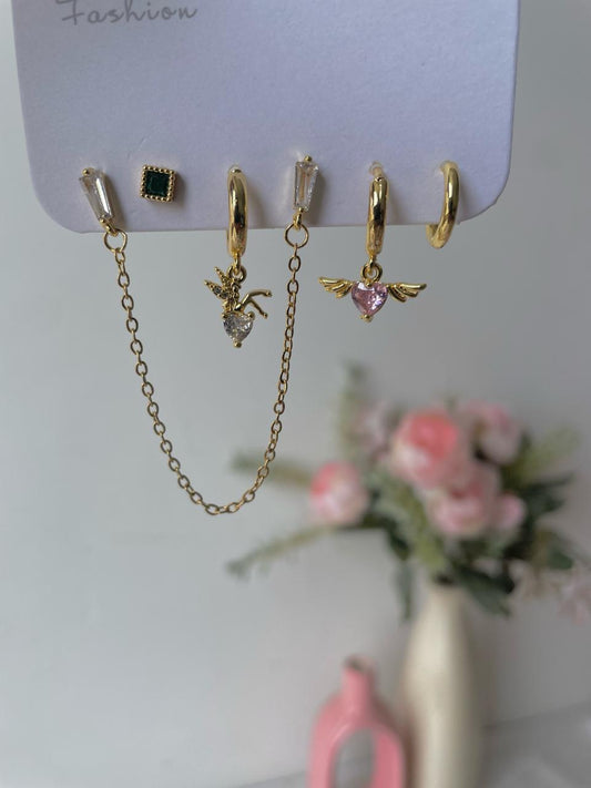 Angelcore Trendy Earrings Combo