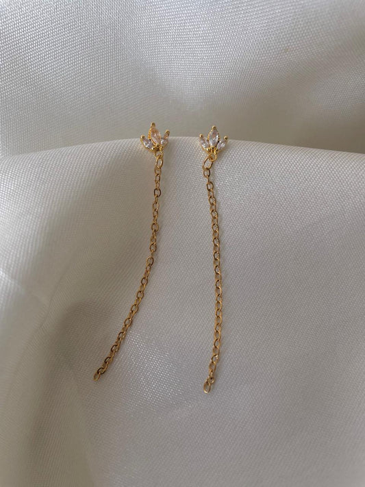 Dainty Angel Dangling Earrings
