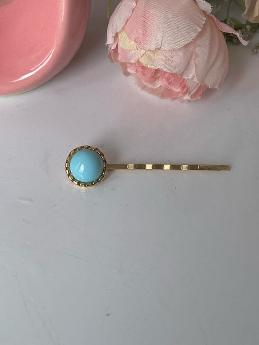 Graced in Blue Hair Clip