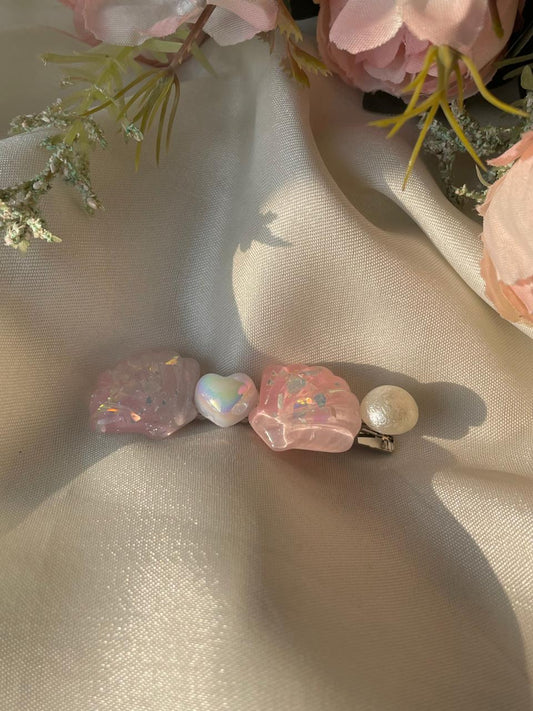 Mauve Mermaid Hair Clip