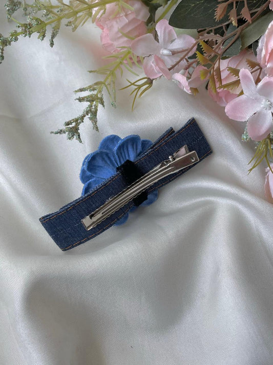 Denim Girly Hair Clip
