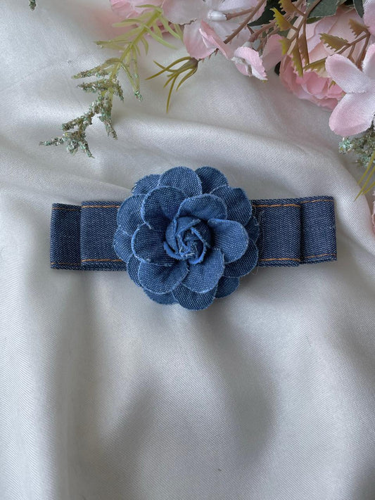 Denim Girly Hair Clip