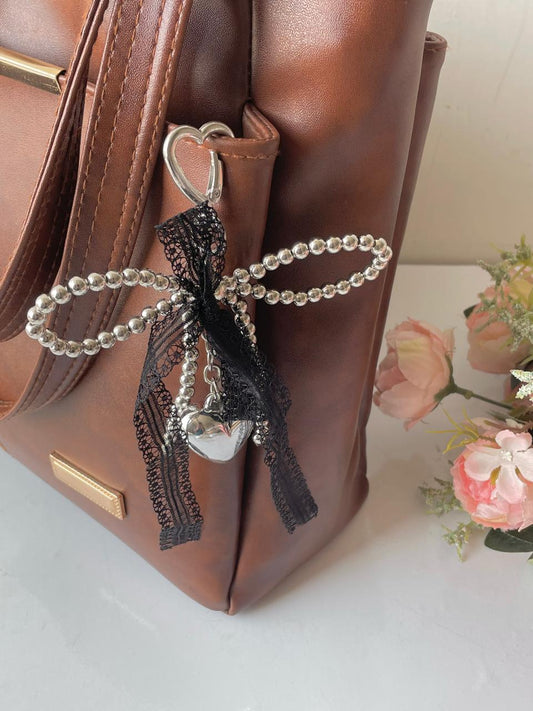 Lacey Duchess Bow Bag Charm