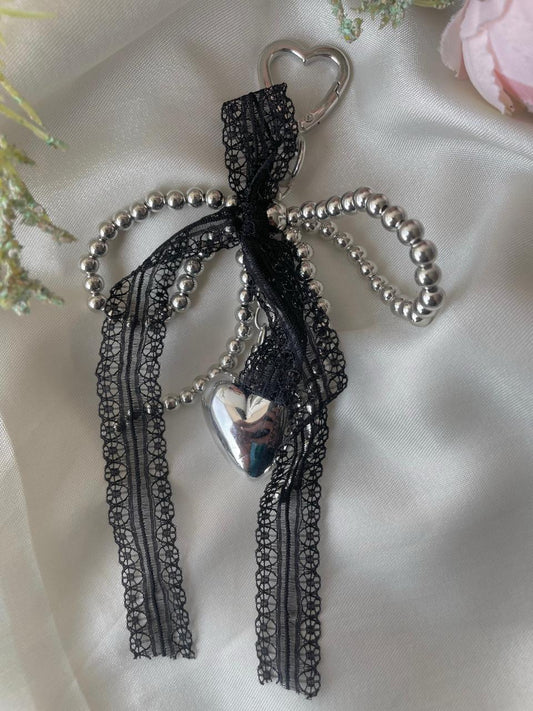 Lacey Duchess Bow Bag Charm