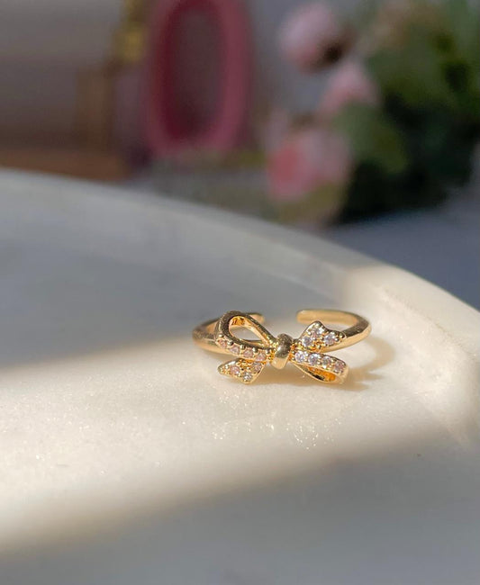 Delicate Baby Bow Ring