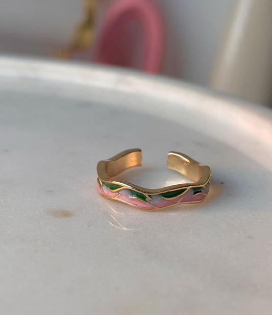 Curvy Rosewood Ring