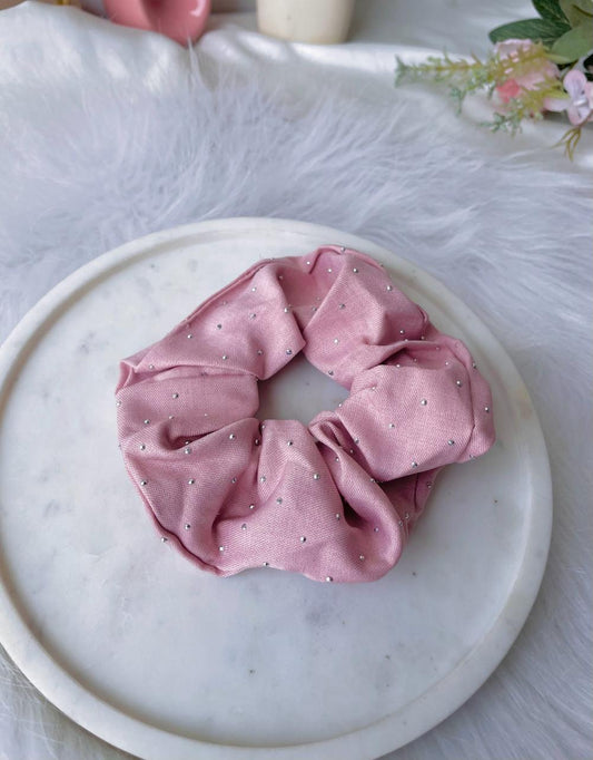 Scrunchie-holic Studded scrunchie