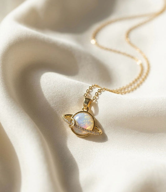 Ivory Saturn Necklace