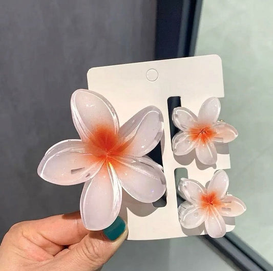 Flora Girl Summer Claw Clip Combo