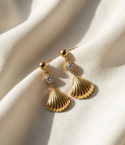 Sand Dune Shell Earrings