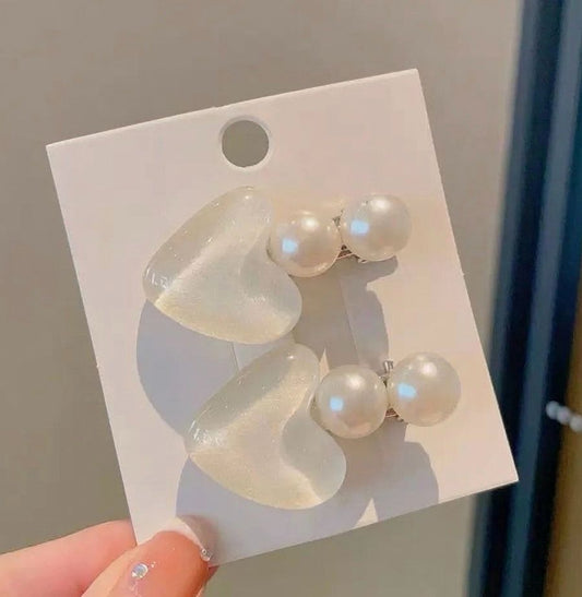 Jellybean Pearly Hair Clip