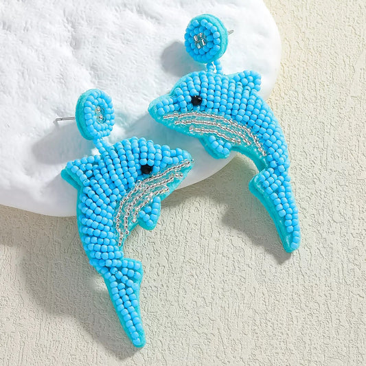 Bora- bora Dolphin Earrings
