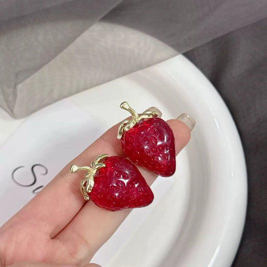 Sweet Tooth Strawberry Earrings