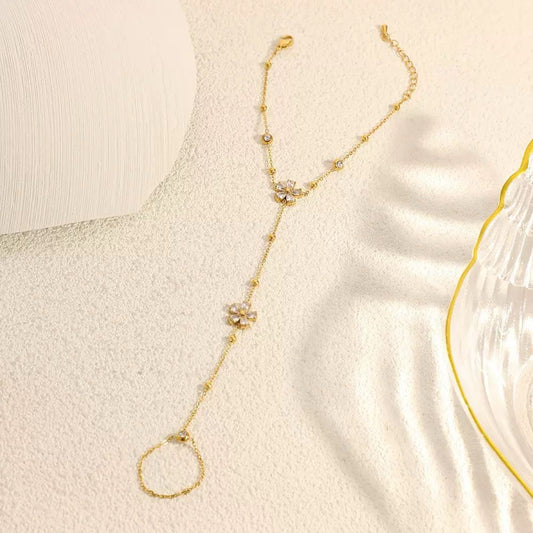 Girlhood Glow Flower Hand Chain