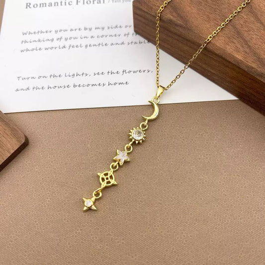 Lunar Poetry Y-Necklace