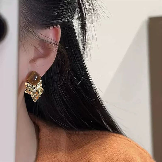 Mocha Mesh Earrings