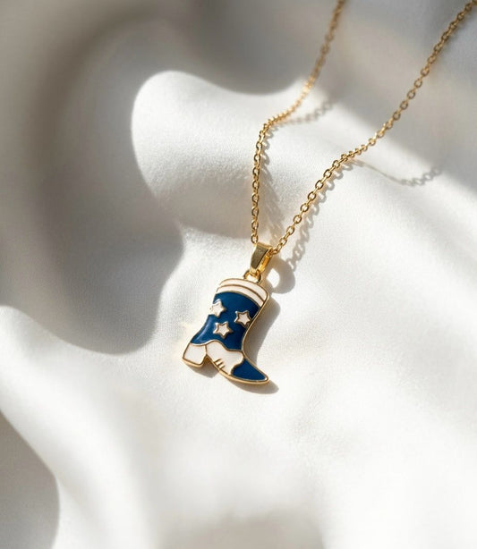 Cowgirl Boot Necklace