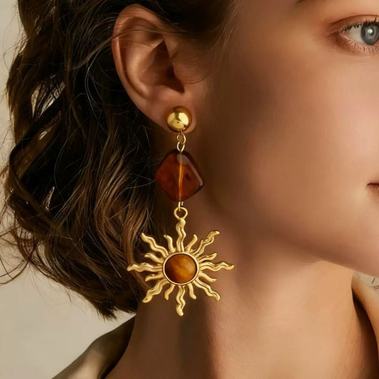 Melard Style trendy Sun Earrings